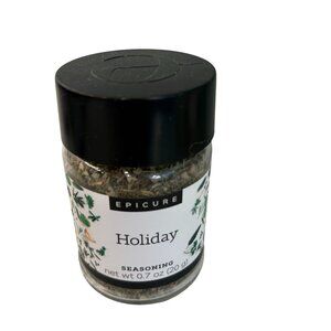 Epicure Holiday Seasoning 0.7 Oz / 20 G Glass Jar